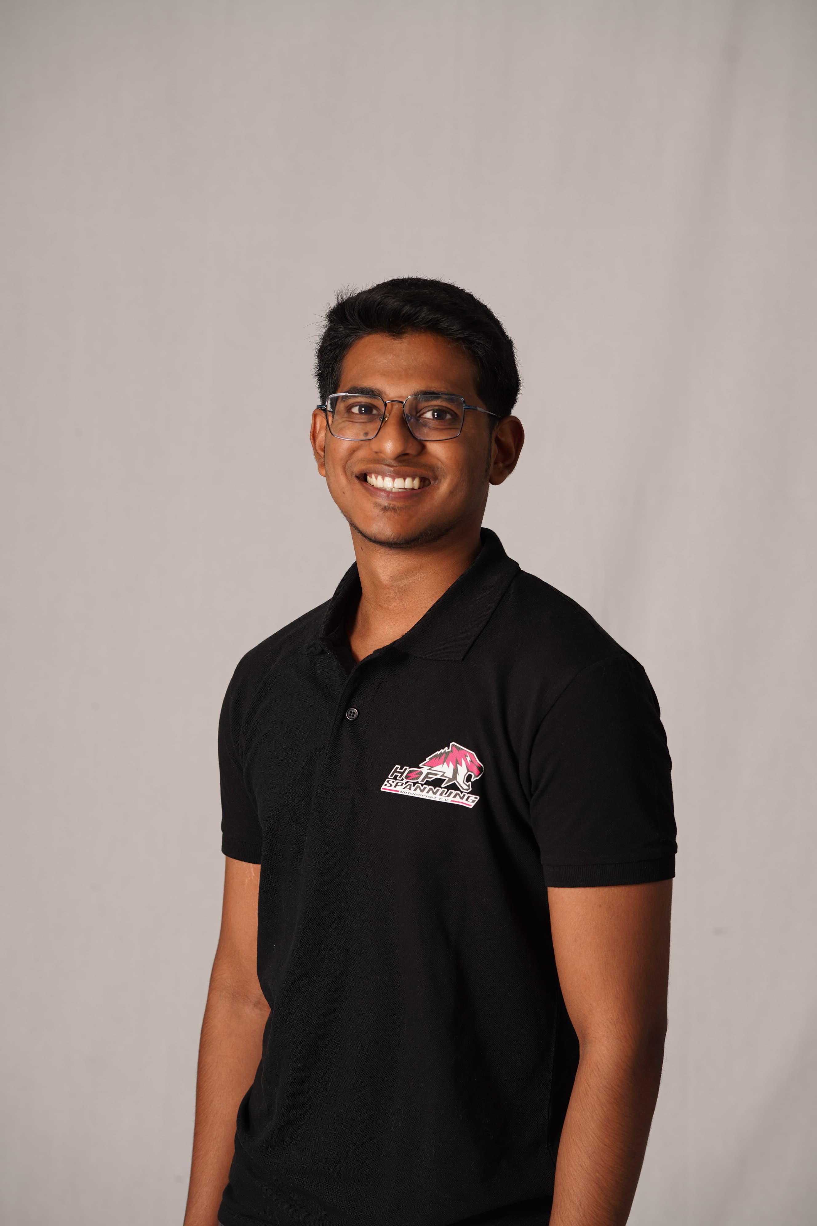 Aditya Rajendran, Mitglied im Subteam Informatik